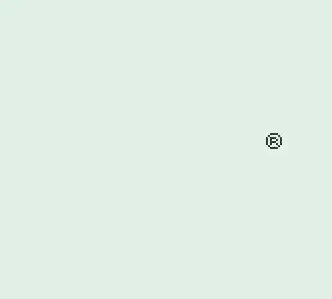 Blank Nintendo logo with missing tile data