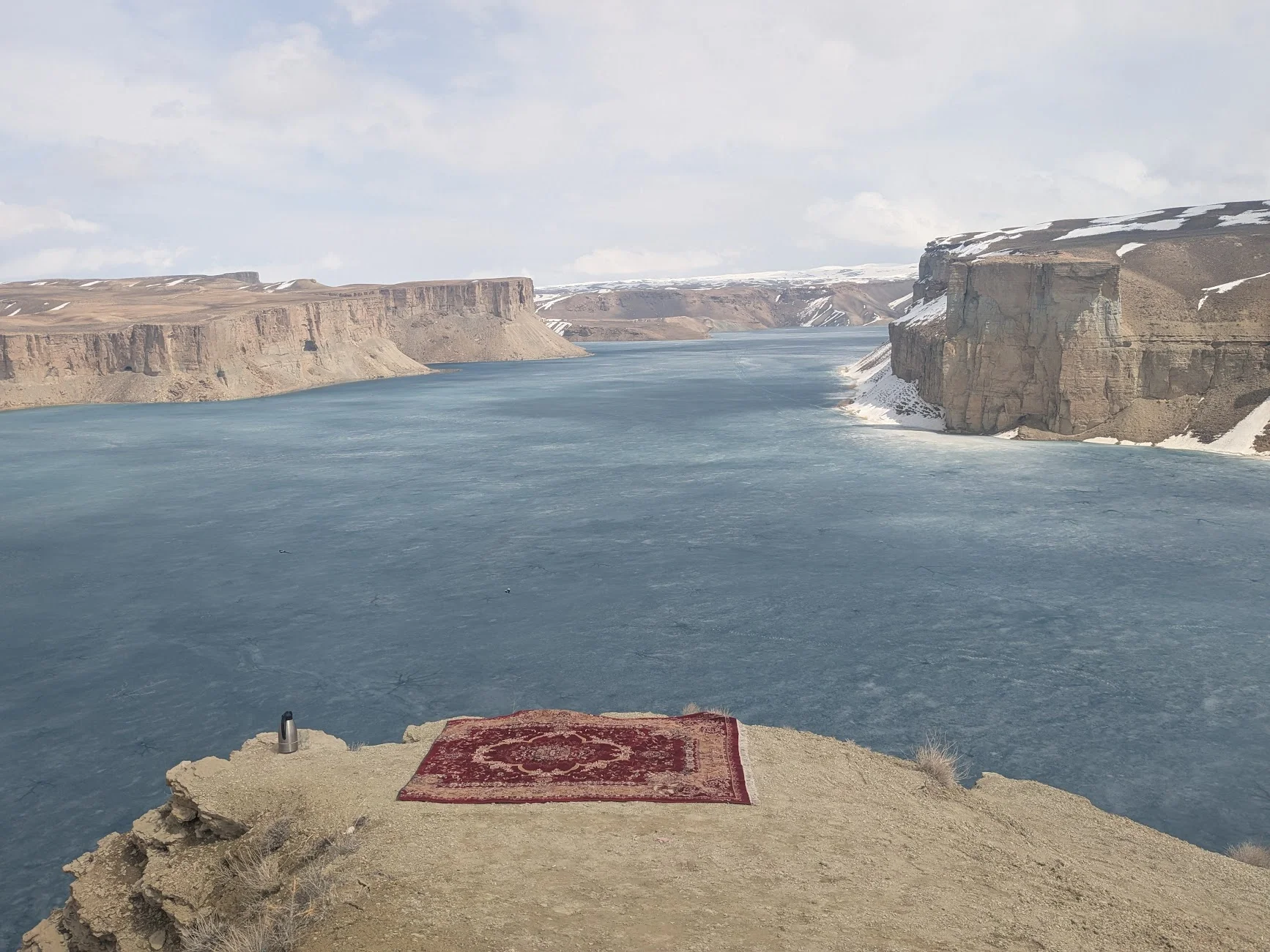 Frozen lakes at Band-e Amir National Park